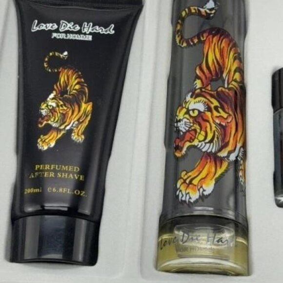 ED HARDY Men's Body wash shower gel aftershave balm EDC VIOLET MUSK - Picture 3 of 4